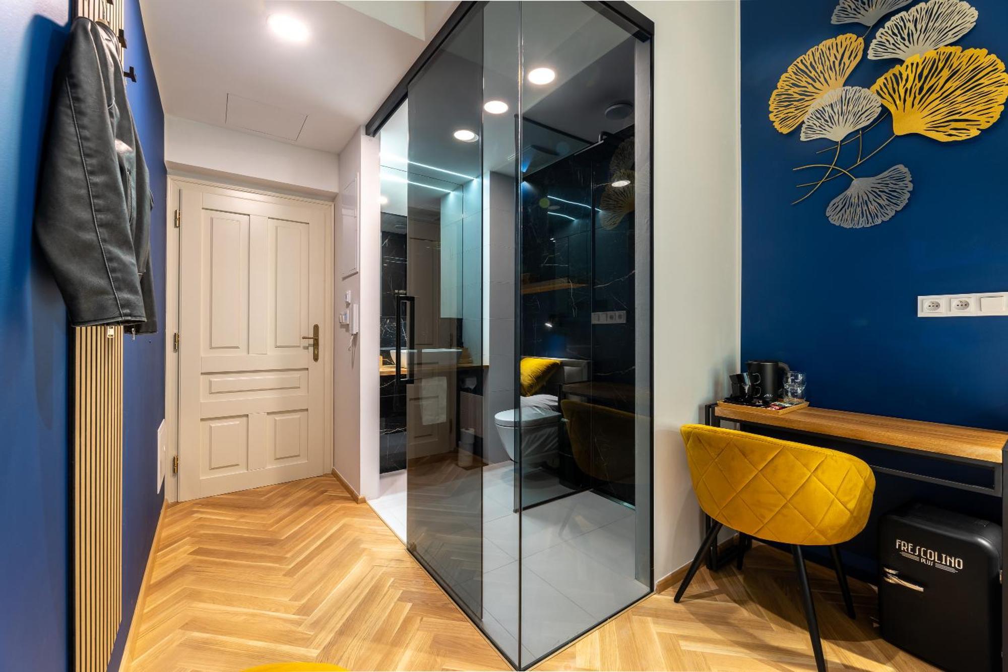 Modern Urban Room In The City Center Of Praag Buitenkant foto