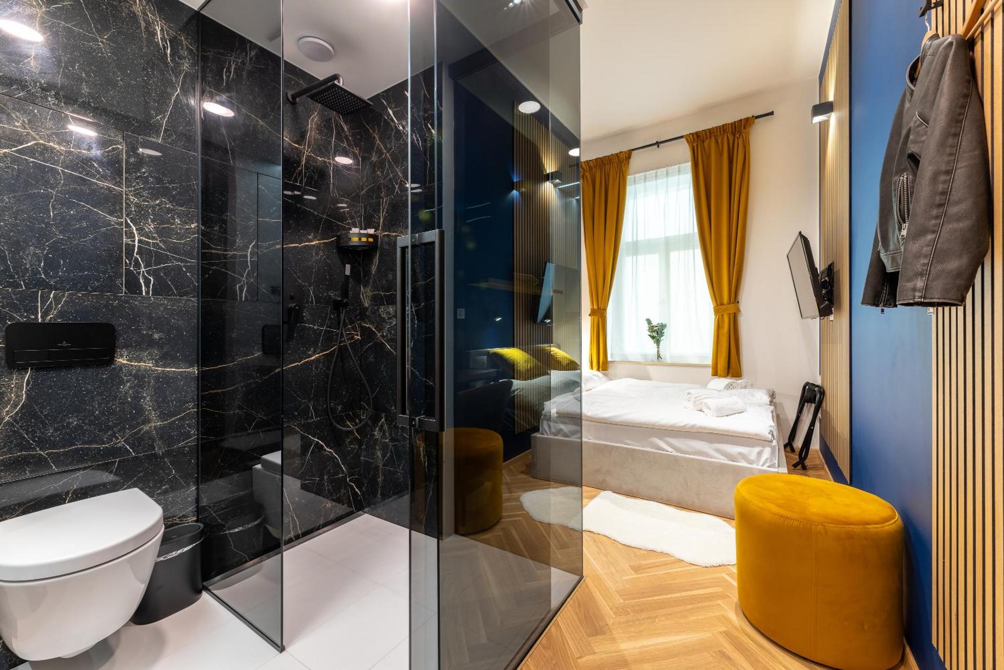 Modern Urban Room In The City Center Of Praag Buitenkant foto